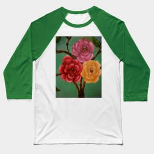 Sublime Flower Roses Baseball T-Shirt